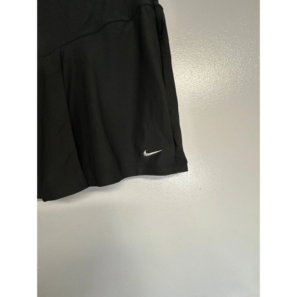 Nike Womens Tennis Skirt Skort Black NikeFIT DRY Pleated 348349-010 Size M NWT